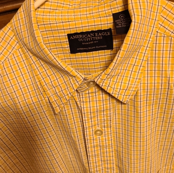 Men's American Eagle Outfitters Short sleeve butto - Picture 2 of 5